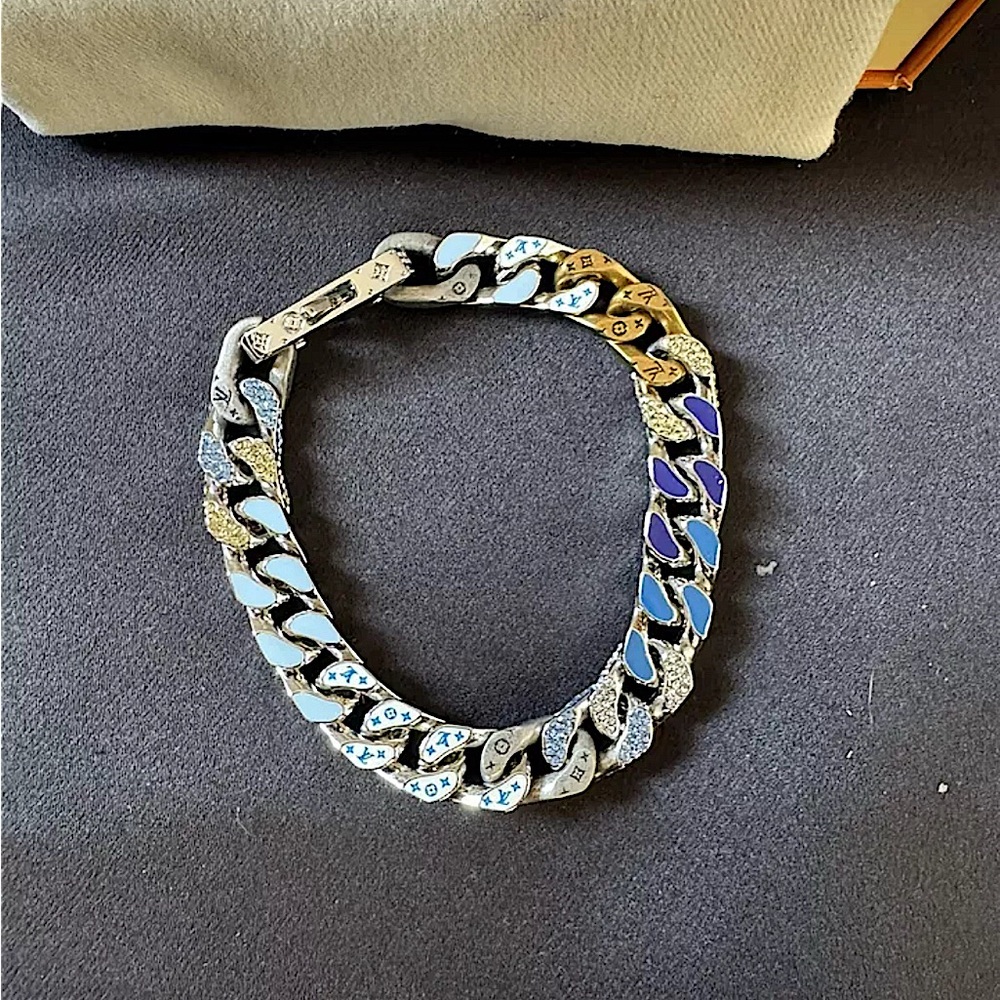 Louis Vuitton Monogram Chain Bracelet